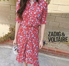 ZADIG&VOLTAIRE ザディグ・エ・ヴォルテール RIMA FLOWERS FIELD ONE PIECE