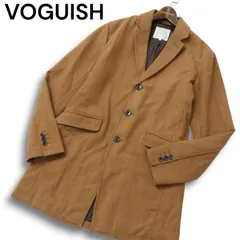 VOGUISH ヴォーギッシュ ルパート 秋冬 メルトン ウール混★ チェスター コート Sz.M メンズ キャメルのサムネイル