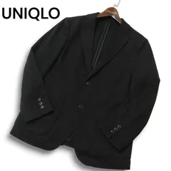 UNIQLO ユニクロ 通年★ コンフォート アンコン テーラード ジャケット Sz.M メンズ 黒