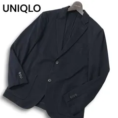 UNIQLO ユニクロ 通年 SLIＭ FIT★ コンフォート テーラード ジャケット Sz.S メンズ 紺 ネイビー