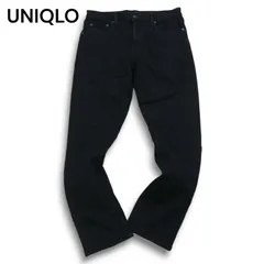 UNIQLO ユニクロ 秋冬 ヒートテック★ ウルトラ ストレッチ スリムフィット デニム パンツ ジーンズ Sz.30 メンズ 黒