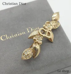 2596-4 極美品✨Dior ブローチ CD ロゴ 希少 刻印 2596-4 極美品✨Dior