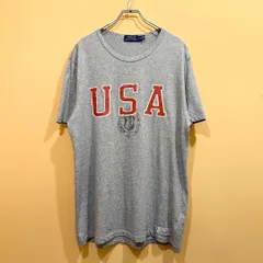 POLO RALPH LAUREN プリントTシャツ グレー L