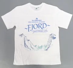【中古】Tシャツ Mrs. GREEN APPLE ロゴTシャツ ホワイト XLサイズ 「MGA MAGICAL 10 YEARS ANNIVERSARY LIVE ～FJORD～」