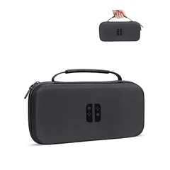 【2025年新版モデル用 ケース】 Switch2 ケース 高密度EVA防水 耐衝撃 ハードシェル スイッチ ゲームカード10枚収納 兼容Switch/有機ELモデル 収納バッグ ポーチ コンパクト 軽量 全面保護 保護カバー ポータブル 持ち運び 旅行 1