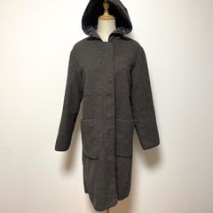 無印良品 ガウンカーディガンMフード付きオープンフロントウエスト 