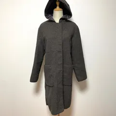 COMME CA ISM コムサイズム フード付き ロングコート サイズ9