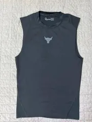 アンダーアーマー プロジェクトロック ブラック カラー タンクトップ