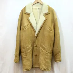 USED 古着 コート 毛皮、ファー SHEARLING シャーリング ムートン コート 46 イタリア製