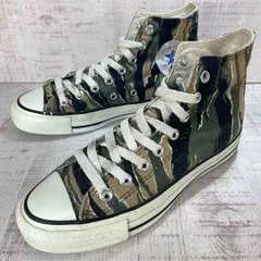 【希少 日本製】CONVERSE ALL STAR コンバース　タイガーカモ　迷彩 ハイカット ヴィンテージ 80s〜90s