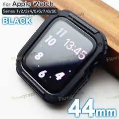 apple watch カバー アップルウォッチ カバー ケース GSH-C 黒 44mm