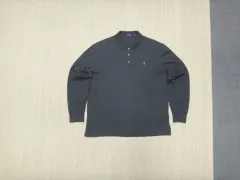 (95) POLO RALPH LAUREN(ポロラルフローレン) メンズ カラ Tシャツ長袖 コットン Tシャツ