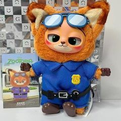 MINISO ズートピア Zootopia ぬいぐるみキーチェーン ニック警察官