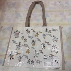 ディズニー ミッキーアンドフレンズ ショッピングバッグ トートバッグ ブラウン