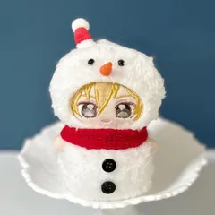 10cm　12cm ぬい服　雪だるま　クリスマス　いつぬい　すのチル　着ぐるみ