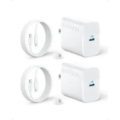 【新品・3営業日で発送】B2653122 Anker Charger (45W) with USB-C ＆ USB-Cケーブル 2個セット ホワイト B2653122 USB Power Delivery対応 ／1ポート 