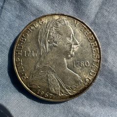 5363 マリア・テレジア ターラー銀貨 1780年 - メルカリ