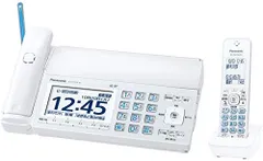 【中古】「非常に良い」パナソニック おたっくす デジタルコードレスFAX 子機1台付き 迷惑電話対策機能搭載 ホワイト KX-PZ720DL-Wのサムネイル