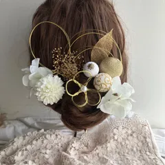 髪飾り　結婚式　成人式　卒業式　ウェディング　ヘアパーツ　前撮り　袴　和装　七五三