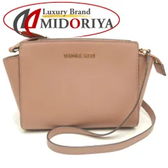 Michael Kors マイケルコース SELMA セルマ 30T3GLMM2L ショルダーバッグ PVC ピンクベージュ/252864【中古】