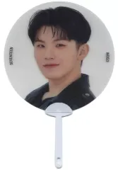 【中古】うちわ ウジ スケルトンうちわ 「SEVENTEEN 2021 JAPAN SPECIAL FANMEETING ’HARE’」 第1弾グッズ