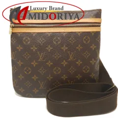 LOUIS VUITTON ルイヴィトン モノグラム ポシェットボスフォール M40044 ショルダーバッグ ブラウン/253055【中古】