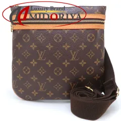 LOUIS VUITTON ルイヴィトン モノグラム ポシェットボスフォール M40044 ショルダーバッグ ユニセックス ブラウン レディース/352794【中古】
