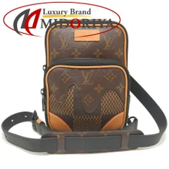 LOUIS VUITTON ルイヴィトン ダミエ ジャイアント アマゾン スリングバッグ NIGOコラボ N40379 ショルダーバッグ ブラウン レディース /253251【中古】