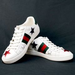 GUCCI グッチ スニーカー ローカット エース シェリーライン 星 スター