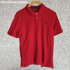 POLO RALPH LAUREN 赤色 半袖 ポロシャツ ポニー刺繍 XLサイズ