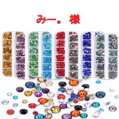 【みー。 様】　高分子ストーン　ミルキーストーン　デコストーン　デコうちわ　ラインストーン