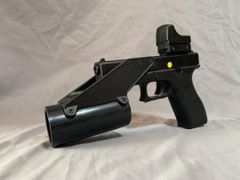 カモフラージュ エアコッキングガン スコープ付き - メルカリ