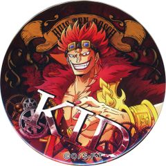 ONEPIECE　ワンピース　キッド　20周年記念　缶バッジ　ハウステンボス　輩 ワンピース ハウステンボス限定輩缶バッジ ユースタス・キッド - メルカリ