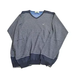 Z1569 clocdile クロコダイル　ボーダーニット　綿　日本製　メンズ　L