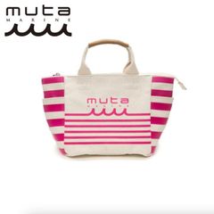 未使用】muta marine クリアボストンバッグ ピンク ムータマリン
