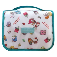 ☆ SWIMMERXSANRIO/ホワイト ☆ キャラクター トラベルポーチ 吊り下げフックつき スイマー サンリオ トラベルポーチ 吊り下げ SWIMMER×SANRIO 吊り下げポーチ つりさげ ポーチ ハンギングポーチ コスメポーチ 小物入れ 旅行