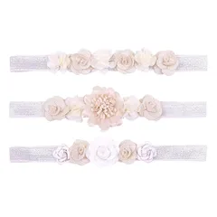 新品 BIANHUAN ベビー ヘアバンド 赤ちゃん へアバンド キッズ コットン リボン ヘアアクセサリー 髪飾り 髪留め カチューシャ 花 かわいい 出産祝い 誕生日 プレゼント