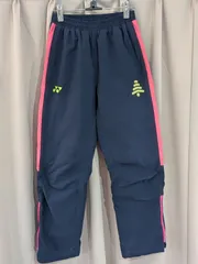 YONEX ヨネックス 裏地付 ウィンドブレーカー パンツ S ネイビー
