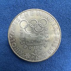 1976年インスブルック冬季オリンピック記念銀貨プルーフ - メルカリ