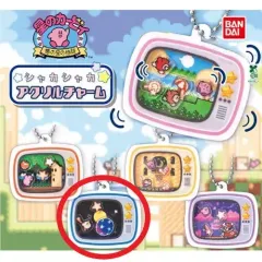 星のカービィ シャカシャカ アクリル チャーム ガチャ - 青