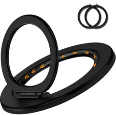 【売切注意】 磁気増強 メタルリング スタンド機能 スマホスタンド 角度調整可能 マグセーフリング 着脱式スマホリング 2枚メタルリング付 マグセーフリング に12 iphoneリング Pro マグセーフ Max Magsafe iPhone 13 リング 1