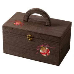 箱長　箪笥　木目込　桐木目込細工　鈴　昭和レトロ　インテリア　訳あり 箱長 箪笥 木目込 桐木目込細工 鈴 昭和レトロ インテリア 訳あり 桐