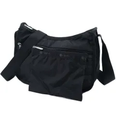 レスポートサック ショルダーバッグ バッグ 肩掛け 斜め掛け ポーチ付き ブラック レディース LeSportsac Classic Hobo Recycled Black 7520-R086