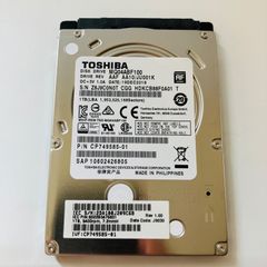 TOSHIBA MQ04ABF100 : 1000.2 GB HDD 1TB 2.5インチ 中古