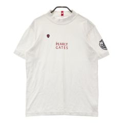 PEARLY GATES パーリーゲイツ モックネック 半袖シャツ ホワイト 4