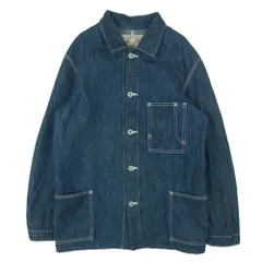 EVISU デニムカバーオール サイズ42 中古・古着通販】EVISU (エビス) デニムカバーオール インディゴ