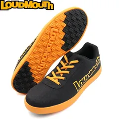 Loudmouth ラウドマウス LM-GS0005 スパイクレス ゴルフシューズ Black×Orange （946）ブラック×オレンジ 無地/ビッグロゴ 【メンズ/レディース】のサムネイル