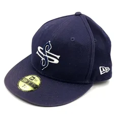 【中古】ニューエラ×ステューシー NEW ERA×STUSSY Fitted Cap ネイビー ニューエラ×ステューシー[24][240024529683]