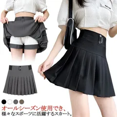 白 ゴルフ スカート プリーツ プリーツスカート ウエストゴム aライン ハイウエスト ミニスカート aラインスカート テニススカート スポーツ インナーパンツ レディース ゴルフウェア 黒 ストレッ#itaiya1303
