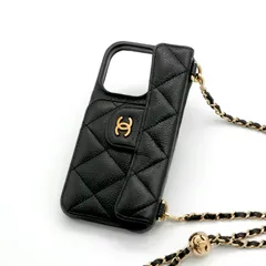 美品✨箱付✨CHANEL iphone14pro ケース マトラッセ チェーン アイフォン17/17pro ケース シャネル iphone16/16promax/15